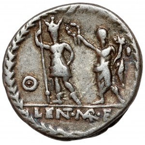 Republik, Cornelius Lentulus Marcellinus (100 v. Chr.) Denarius