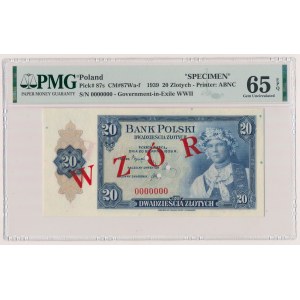 ABNCo, 20 Zloty 1939 - MODELL 0000000