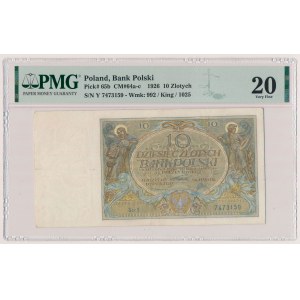 10 złotych 1926 - Ser.Y - daty w znaku wodnym