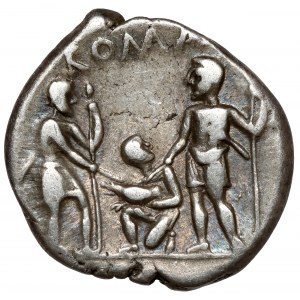 Republik, Ti. Veturius (137 v. Chr.) Denarius