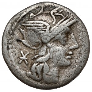 Republik, P. Maenius Antiaticus M. F. (132 v. Chr.) Denarius