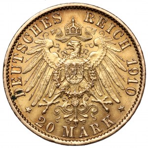 Prussia, 20 marks 1910-A