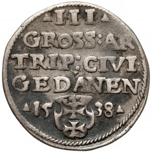 Sigismund I. der Alte, Trojak Danzig 1538