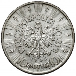 Piłsudski 10 zlotých 1934 - oficiálne