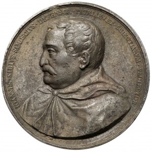 Litinová medaile - Jan Zamojski 1822