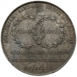 Cast in cast iron medal - Jan Zamojski 1822