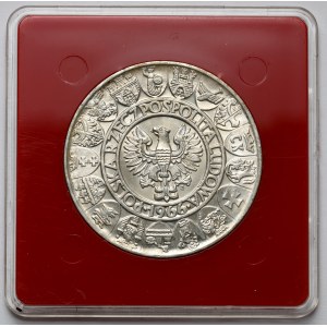 Muster SILBER 100 Gold 1966 Mieszko und Dąbrówka - Halbfiguren