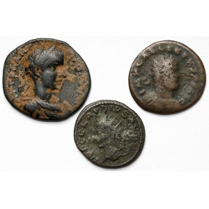 Roman Empire, Antonines and Provincial Bronze - set (3pcs)