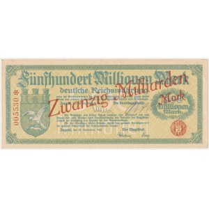Sopot (Zoppot), 20 Milliarden mk 1923