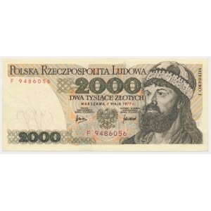 2.000 złotych 1977 - F