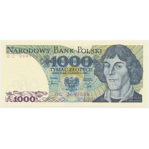 1 000 PLN 1982 - DC