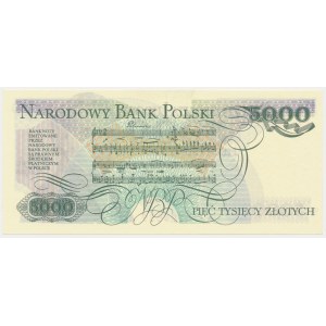 5,000 zloty 1982 - AA