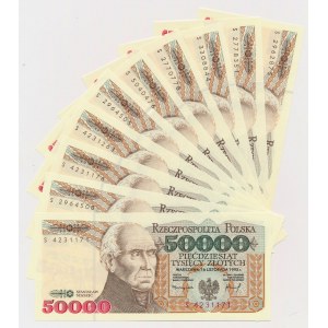 50,000 zl 1993 - S - set (10pcs)