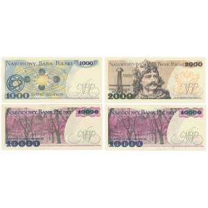 PRL, Banknotensatz (4 Stück)