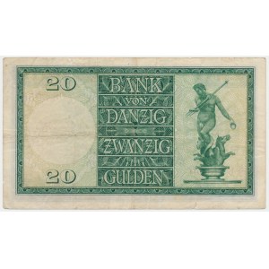 Danzig, 20 guilders 1937 - K/A