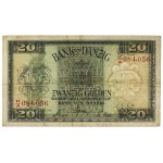 Gdaňsk, 20 guldenů 1937 - K/A