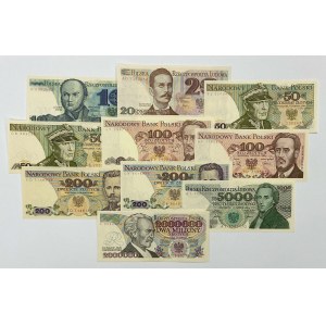 PRL, Banknotensatz (10 Stück)