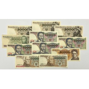 PRL, zestaw banknotów (11szt)