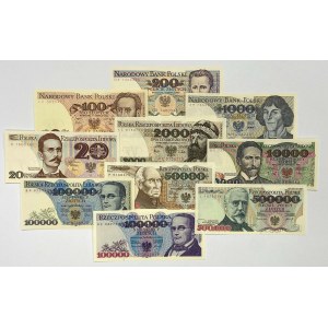 PRL, sada bankovek (10 kusů)