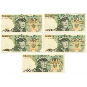 50 gold 1975 - MIX series (5pcs)