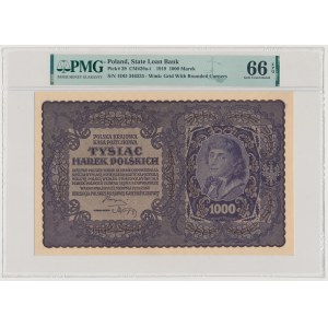 1 000 mkp 1919 - I Serja DD (Mił.29b)