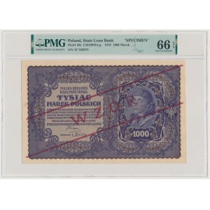 1.000 mkp 1919 - MODELL - 1. Serie E