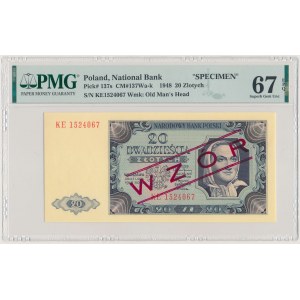 20 gold 1948 - Collector's Model - KE