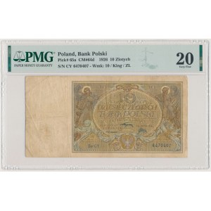 10 gold 1926 - Ser.CY - denomination in watermark