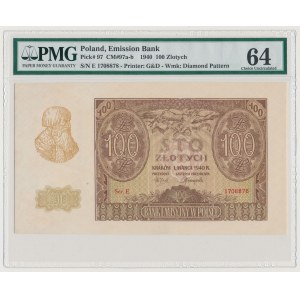 100 złotych 1940 - Ser.E