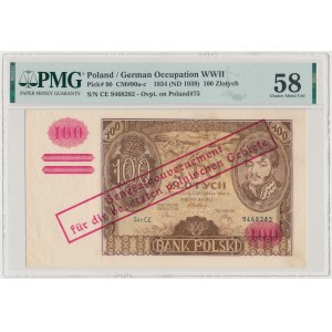 100 Gold 1934 with ORIGINAL reprint of GG.