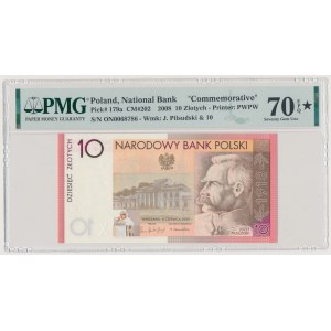 10 złotych 2008 - Józef Piłsudski