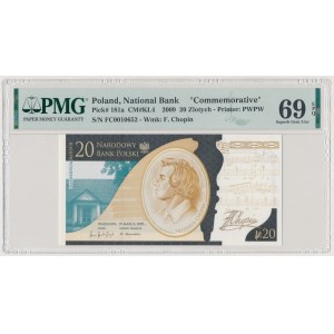 20 złotych 2009 - Fryderyk Chopin