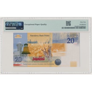 20 zloty 2021 - Lech Kaczynski - sequence number 0012345