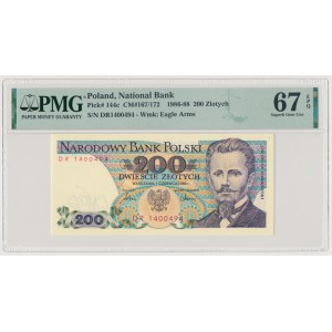 200 złotych 1986 - DR