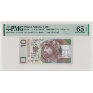10 złotych 1994 - AA