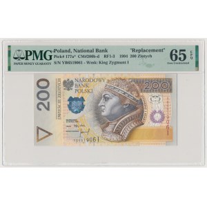 200 złotych 1994 - YB - seria zastępcza