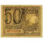 Gdańsk, 50 fenigów 1919 - zielony