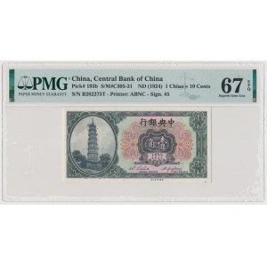 Čína, 1 chiao = 10 centov (1924)