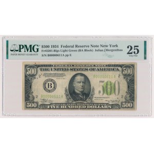 USA, 500 Dollars 1934 - 00000611