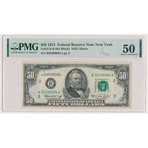 USA, 50 dolarů 1974 - New York