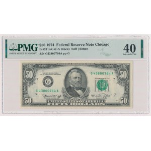 USA, 50 dolarů 1974 - Chicago