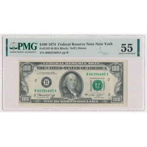 USA, 100 dolarů 1974 - New York