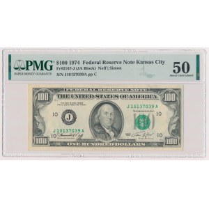 USA, 100 Dollars 1974 - Kansas City
