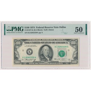 USA, 100 Dollars 1974 - Dallas