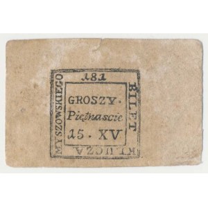 Myszow, Myszow Key Ticket, 15 groszy 181x