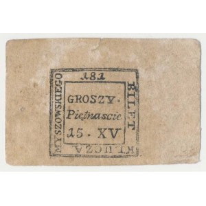 Myszów, Myszów Key Ticket, 15 groszy 181x