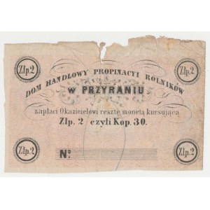 Przyranie, Farmers' Propinacy Trading House, 2 zlotys = 30 kopecks