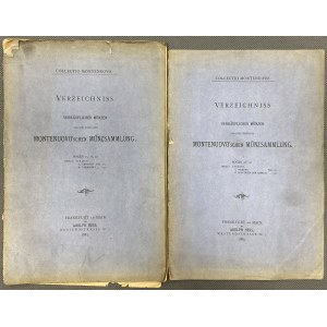 Adolph Hess, Montenuovo`schen - Munzsammlung ITALIEN - 1883 (2ks)