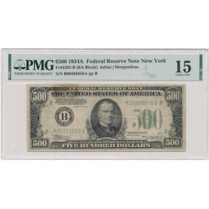 USA, 500 dolárov 1934