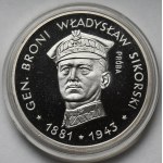 Próba SREBRO 100 złotych 1981 Władysław Sikorski